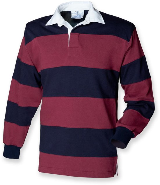 Front Row - Sewn Stripe Rugby Shirt