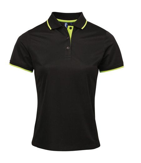 Premier - Ladies Contrast Coolchecker® Piqué Polo Shirt