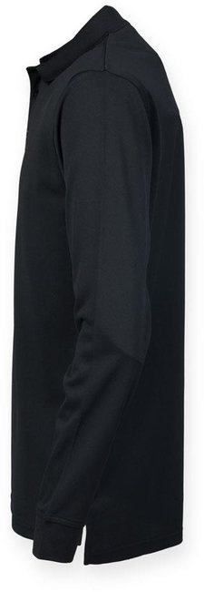 Henbury - Unisex Long Sleeve Coolplus® Piqué Polo Shirt