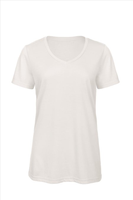Triblend V-neck T-shirt women