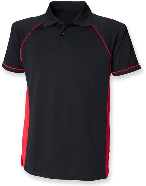 Finden & Hales - Finden and Hales Performance Panel Polo Shirt